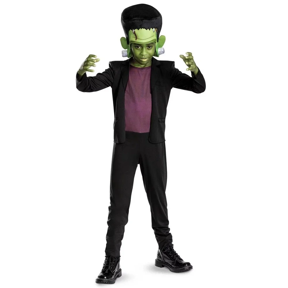 NBCUniversal Studios Boys' Monsters Frankenstein Classic Costume Jumpsuit sz 4-6